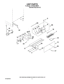 04 - Unit Parts parts for Kitchenaid Refrigerator KURG24LWBS10 from AppliancePartsPros.com