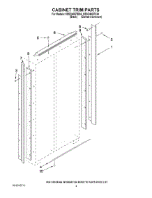 02 - Cabinet Trim Parts parts for Kitchenaid Refrigerator KSSO48QTB04 from AppliancePartsPros.com
