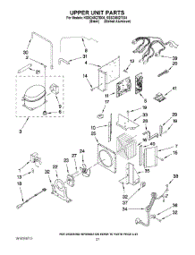 13 - Upper Unit Parts parts for Kitchenaid Refrigerator KSSO48QTB04 from AppliancePartsPros.com