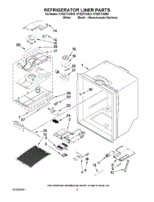 03 - Refrigerator Liner Parts parts for Kitchenaid Refrigerator KFIS27CXMS0 from AppliancePartsPros.com