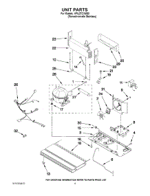 05 - Unit Parts parts for Kitchenaid Refrigerator KFIL27CXMS0 from AppliancePartsPros.com