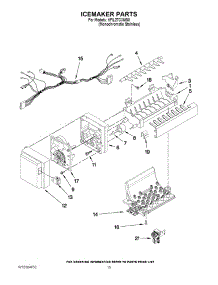 08 - Icemaker Parts parts for Kitchenaid Refrigerator KFIL27CXMS0 from AppliancePartsPros.com
