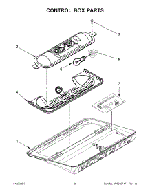 10 - Control Box Parts parts for Kitchenaid Refrigerator KSCS23FVMS02 from AppliancePartsPros.com