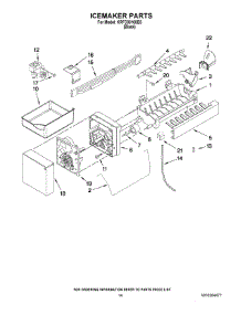 08 - Icemaker Parts parts for Kitchenaid Refrigerator KRFC90100B3 from AppliancePartsPros.com
