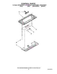 10 - Control Parts parts for Kitchenaid Refrigerator KSRT25FWMK01 from AppliancePartsPros.com