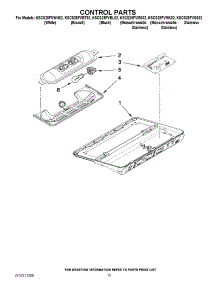 10 - Control Parts parts for Kitchenaid Refrigerator KSCS25FVWH02 from AppliancePartsPros.com