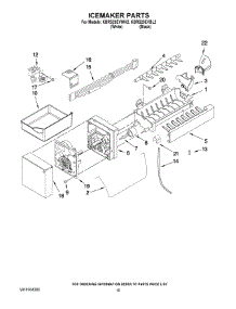 08 - Icemaker Parts parts for Kitchenaid Refrigerator KBRS20EVBL2 from AppliancePartsPros.com
