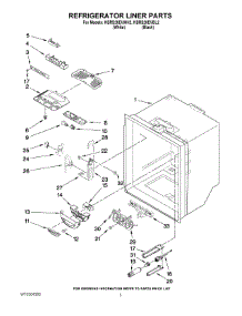 02 - Refrigerator Liner Parts parts for Kitchenaid Refrigerator KBRS20EVWH2 from AppliancePartsPros.com