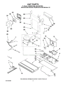 05 - Unit Parts parts for Kitchenaid Refrigerator KBRS20EVMS3 from AppliancePartsPros.com