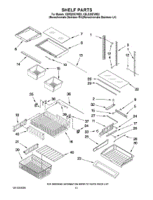 07 - Shelf Parts parts for Kitchenaid Refrigerator KBLS20EVMS3 from AppliancePartsPros.com