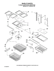 06 - Shelf Parts parts for Kitchenaid Refrigerator KBLS19KTSS4 from AppliancePartsPros.com