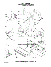 06 - Unit Parts parts for Kitchenaid Refrigerator KBLS22KVSS2 from AppliancePartsPros.com