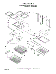 06 - Freezer Door Parts parts for Kitchenaid Refrigerator KBLS19KTSS3 from AppliancePartsPros.com
