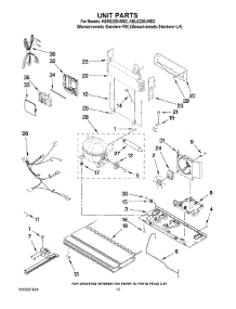 07 - Unit Parts parts for Kitchenaid Refrigerator KBLS22EVMS2 from AppliancePartsPros.com