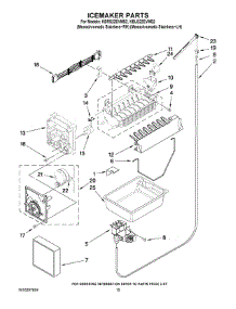 08 - Icemaker Parts parts for Kitchenaid Refrigerator KBLS22EVMS2 from AppliancePartsPros.com