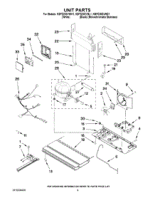 05 - Unit Parts parts for Kitchenaid Refrigerator KBFS20EVMS1 from AppliancePartsPros.com