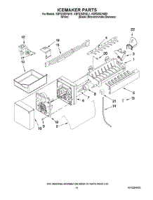 08 - Icemaker Parts parts for Kitchenaid Refrigerator KBFS25EVWH1 from AppliancePartsPros.com