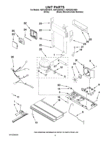05 - Unit Parts parts for Kitchenaid Refrigerator KBFS25EVBL1 from AppliancePartsPros.com