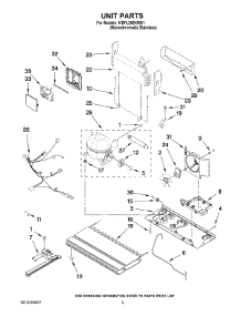05 - Unit Parts parts for Kitchenaid Refrigerator KBFL25EVMS1 from AppliancePartsPros.com