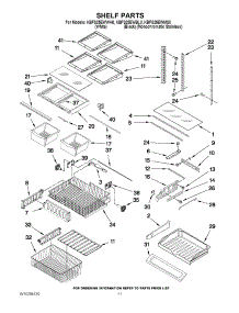 06 - Shelf Parts parts for Kitchenaid Refrigerator KBFS25EWMS0 from AppliancePartsPros.com