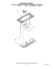 10 - Control Parts parts for Kitchenaid Refrigerator KSRT25FWBL00 from AppliancePartsPros.com