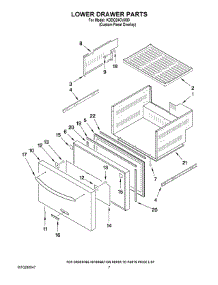 04 - Lower Drawer Parts parts for Kitchenaid Ingredient Center KDDO24CVX00 from AppliancePartsPros.com