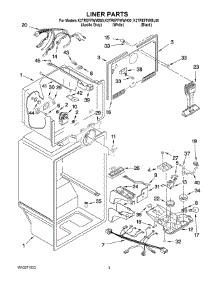 02 - Liner Parts parts for Whirlpool Refrigerator K2TREFFWBL00 from AppliancePartsPros.com