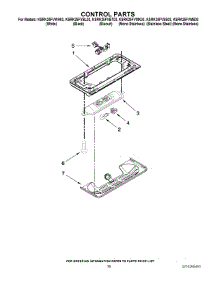 10 - Control Parts parts for Kitchenaid Refrigerator KSRK25FVBL03 from AppliancePartsPros.com