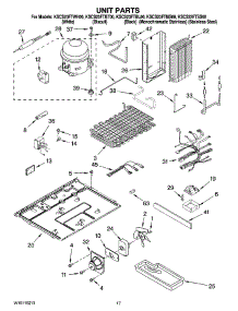11 - Unit Parts parts for Kitchenaid Refrigerator KSCS23FTSS00 from AppliancePartsPros.com