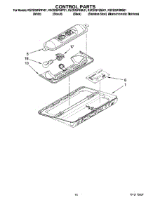 10 - Control Parts parts for Kitchenaid Refrigerator KSCS25FSBL01 from AppliancePartsPros.com