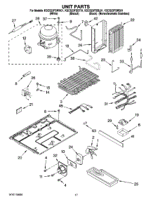 11 - Unit Parts parts for Kitchenaid Refrigerator KSCS23FSBT01 from AppliancePartsPros.com