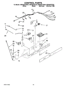 10 - Control Parts parts for Kitchenaid Refrigerator KSRX25FTWH00 from AppliancePartsPros.com