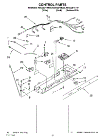 12 - Control Parts, Optional Parts (Not Included) parts for Kitchenaid Refrigerator KSRX22FTWH00 from AppliancePartsPros.com