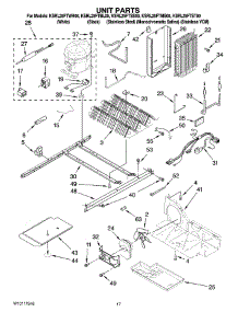 11 - Unit Parts parts for Kitchenaid Refrigerator KSRL25FTSS00 from AppliancePartsPros.com