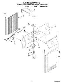 03 - Air Flow Parts parts for Kitchenaid Refrigerator KSRX22FTST00 from AppliancePartsPros.com