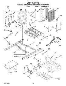 10 - Unit Parts parts for Kitchenaid Refrigerator KSRX22FTST00 from AppliancePartsPros.com