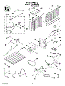 03 - Unit Parts parts for Kitchenaid Refrigerator KORU06RSSS00 from AppliancePartsPros.com