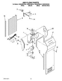 09 - Air Flow Parts parts for Kitchenaid Refrigerator KSBS25INBL02 from AppliancePartsPros.com