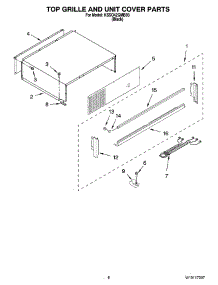 06 - Top Grille And Unit Cover Parts parts for Kitchenaid Refrigerator KSSO42QMB03 from AppliancePartsPros.com