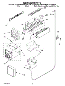 12 - Icemaker Parts, Optional Parts (Not Included) parts for Kitchenaid Refrigerator KSCS23FTMS00 from AppliancePartsPros.com