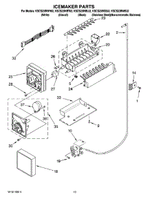 12 - Icemaker Parts, Optional Parts (Not Included) parts for Kitchenaid Refrigerator KSCS23INWH02 from AppliancePartsPros.com