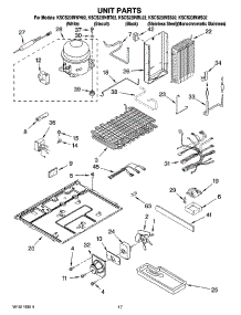 11 - Unit Parts parts for Kitchenaid Refrigerator KSCS23INBT02 from AppliancePartsPros.com