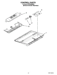 08 - Control Parts parts for Kitchenaid Refrigerator KSCS25MSMS01 from AppliancePartsPros.com