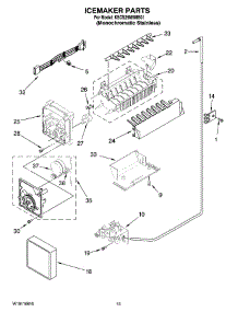 10 - Icemaker Parts, Optional Parts (Not Included) parts for Kitchenaid Refrigerator KSCS25MSMS01 from AppliancePartsPros.com