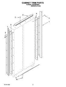 02 - Cabinet Trim Parts parts for Kitchenaid Refrigerator KSSO48FMX03 from AppliancePartsPros.com