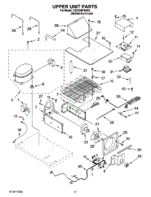 11 - Upper Unit Parts parts for Kitchenaid Refrigerator KSSO48FMX03 from AppliancePartsPros.com