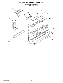 05 - Control Panel Parts parts for Kitchenaid Refrigerator KSSO36FMX03 from AppliancePartsPros.com