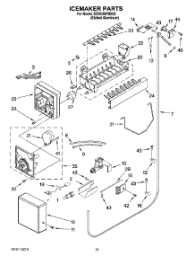 13 - Icemaker Parts parts for Kitchenaid Refrigerator KSSO36FMX03 from AppliancePartsPros.com