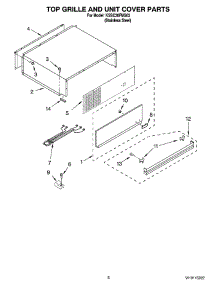 06 - Top Grille And Unit Cover Parts parts for Kitchenaid Refrigerator KSSC36FMS03 from AppliancePartsPros.com