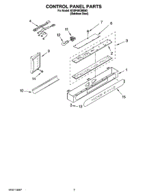 05 - Control Panel Parts parts for Kitchenaid Refrigerator KSSP48QMS03 from AppliancePartsPros.com